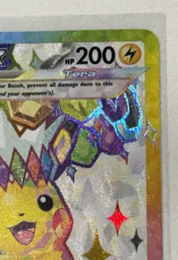 Pokemon 2024 Pikachu ex 219/191 Tera Full Art Surging Sparks - Image 4