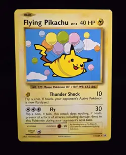 Pokemon TCG - FLYING PIKACHU - 110/108 - SECRET RARE - XY EVOLUTIONS (2016) - NM - Image 1