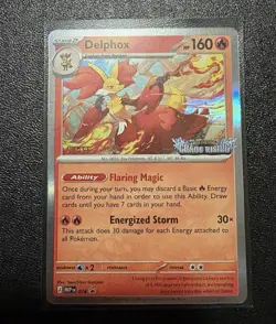 Pokemon Chaos Rising Prerelease NM Staff Promos Ampharos Crobat Goodra Delphox - Image 2