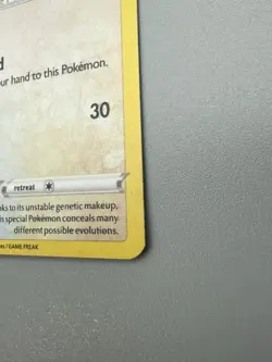 Pokemon TCG Eevee SWSH190 Sword & Shield Black Star Promo Cosmos Holo Nice! - Image 5