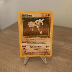 Pokemon TCG Hitmonlee Fossil Holo - Image 1