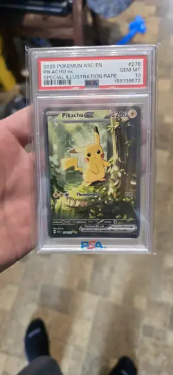 Pikachu ex 276/217 Ascended Heroes Special Illustration Pokemon "Treekachu"!!! - Image 2