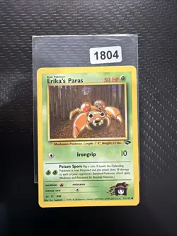 Pokemon Karte Erika´s Paras 71/132 Gym Challenge Englisch - Image 1