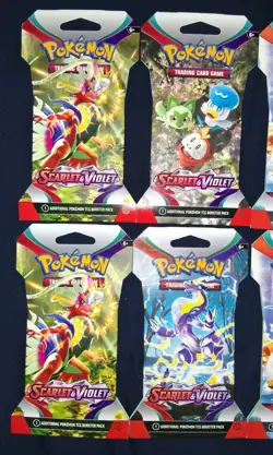 12 Pokemon TCG Sleeved Booster Pack- - Image 4