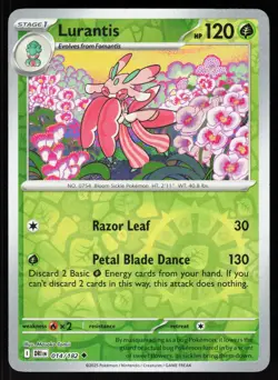Lurantis 014/182 Uncommon Destined Rivals Pokemon Reverse Holo NM - Image 1