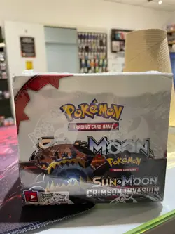 Pokemon - Sun & Moon Crimson Invasion Booster Box Factory Sealed - Image 1