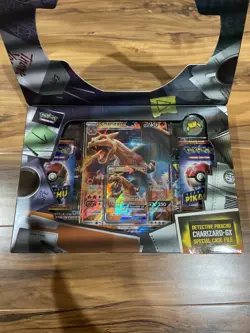 Pokemon TCG - Detective Pikachu Charizard-GX Special Case File - Factory Sealed - Image 3