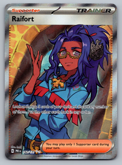 Raifort Pokemon Prismatic Evolutions 142/131 Full Art Ultra Rare NM - Image 1