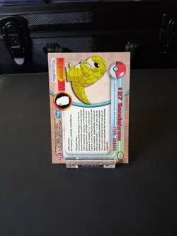 Topps Pokemon Sandshrew #27 1999 TV Animation Edition Non-Holo Blue Logo NM - Image 2