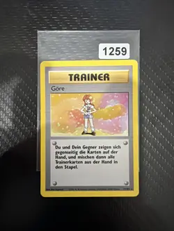Pokemon Trainer Karte • Gore 75/102 • Base Basis Set • Vintage Pokemon - Image 1
