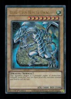 BLUE-EYES WHITE DRAGON (DUEL TERMINAL) HAC1-EN001 YU-GI-OH NM - Image 1