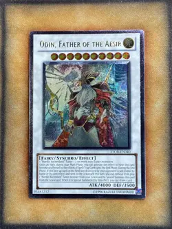 Yugioh Odin, Father of the Aesir STOR-EN040 Ultimate Rare LP - Image 1