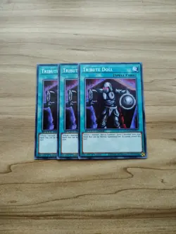Yu-Gi-Oh! - Tribute Doll 3X - Full Playset Of Common Spell Cards - Image 1
