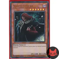 Yugioh Vanity's Fiend DUDE-EN034 Ultra Rare 1st Edition NM - Image 1