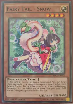 YuGiOh Fairy Tail - Snow TDIL-EN042 1st Edition - Image 1