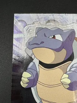 2000 Blue Topps Pokemon TV Animation Series Blastoise #9 Foil Card LP Vintage - Image 2