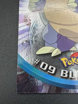 2000 Blue Topps Pokemon TV Animation Series Blastoise #9 Foil Card LP Vintage - Image 4