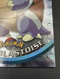 2000 Blue Topps Pokemon TV Animation Series Blastoise #9 Foil Card LP Vintage - Image 5
