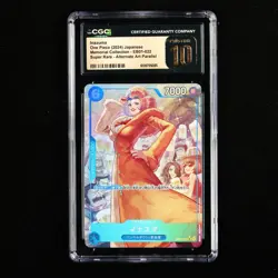 CGC 10 PRISTINE 2024 One Piece JPN Inazuma EB01-022 SR (Alt Art) - Image 2