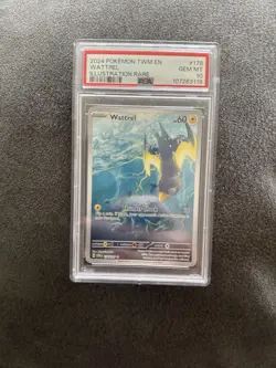 Pokemon TCG Wattrel Scarlet & Violet Twilight Masquerade Holo Card 178/167 PSA10 - Image 1