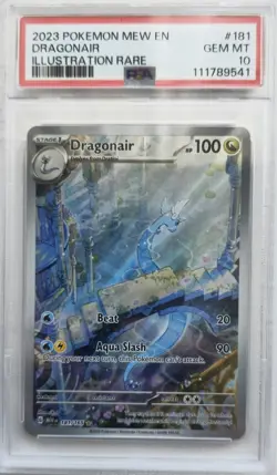 💥PSA 10 Dragonair Scarlet & Violet-151 181/165 Illustration Rare Pokemon Card - Image 1