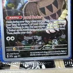 Noctowl 141 Pokemon Center Promo SV:07 Stellar Crown Card NM Holo Sealed - Image 2