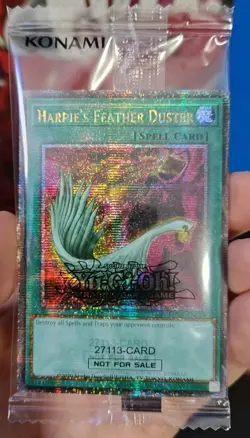 Harpie's Feather Duster EDC1-EN001 Quarter Century Promo - Sealed Yu-Gi-Oh Card - Image 1