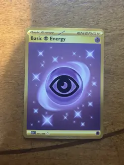 Pokemon TCG 151 Psychic Energy Gold Secret Rare Card 207/165 NM - Image 1
