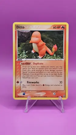 Pokemon Card - Ditto (Charmander) Nintendo Promos 61/113 MP - Image 1