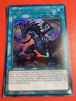 The Fang Of Critias Ultra Rare 1st Edition LCKC-EN037 / DRL3 EN060 YuGiOh Card - Image 3