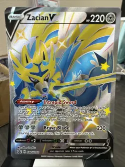 Zacian V (Shiny) SWSH292 SWSH: Sword & Shield Promo Cards Holo - Image 1