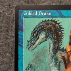 NM/EX Gilded Drake Urza's Saga Mtg Magic the Gathering Reserved List Rare - Image 2