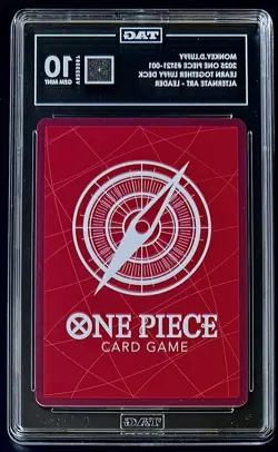 TAG 10 One Piece ST21-001 L - Monkey.D.Luffy - EN - LD01 Learn Together - Graded - Image 2