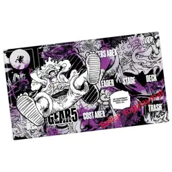 Monkey D. Luffy Gear 5 One Piece Playmat With Zones TCG Card Game Play Mat _hh30 - Image 1