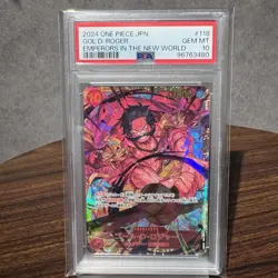 PSA10 One Piece Emperors In The New World Op09-118 Gol D. Roger GEM MINT - Image 1