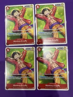 One Piece Card Game- Monkey.D.Luffy St21-014 Sr Playset English NM - Image 1