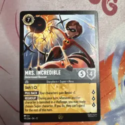 Disney Lorcana - Mrs. Incredible Determined Rescuer 195/204 - Legendary - Wilds - Image 1