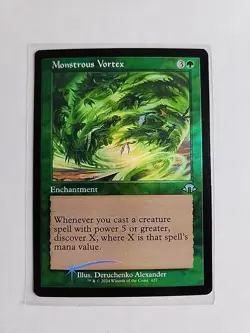 Monstrous Vortex (Retro/Foil) - Modern Horizons 3 - LP - MTG Magic - Uncommon - Image 1