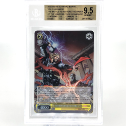 BGS 9.5 Weiss Schwarz Card Marvel Vol.03 Thor S124-019S SR Japanese [9.5] - Image 1