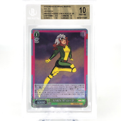 BGS 10 Weiss Schwarz Card Marvel Vol.03 Rogue S124-035S SR [10] - Image 1