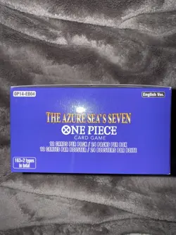 One Piece Card Game The Azure Sea's Seven Booster Box OP14 UNSEALED Brand New - Image 2