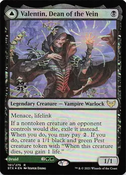 Valentin, Dean of the Vein R Prerelease Cards 161 NM - Image 1