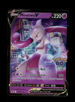 Mewtwo V - SWSH223 SWSH: Sword & Shield Promo Cards Pokemon TCG NM - Image 1