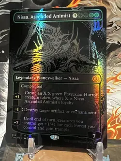 MTG | Nissa, Ascended Animist (✨🛢Oil Slick Raised Foil ✨) - Image 1