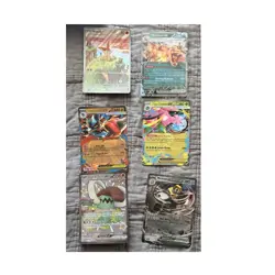 Pokemon TCG Full Art EX Card Lot Victini Charizard Mega Lucario Venusaur - Image 1