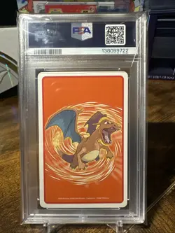 2004 Pokemon Firered Playing Cards Deoxys Attack Forme Joker PSA 9 - Image 5