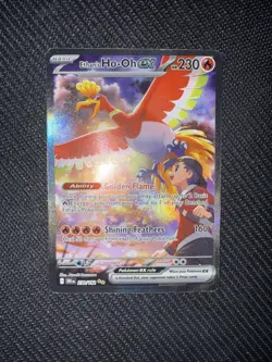 Ethan's Ho-Oh EX 230/182 Sv10: Destined Rivals Holofoil Card - Image 1