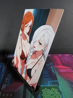 Mei Mei & Nobara Jujutsu Kaisen Custom Art Card NM Anime Waifu Collectible - Image 2