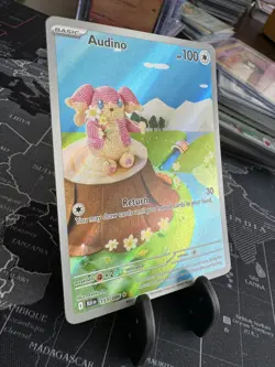 Pokemon TCG Audino 151/086 Rare Illustration Card, Sv11b: Black Bolt - Image 2