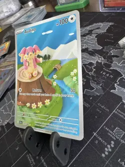 Pokemon TCG Audino 151/086 Rare Illustration Card, Sv11b: Black Bolt - Image 3